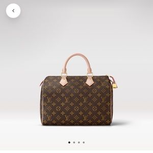 LV speedy Boston bag comes with strap to be worn cross body- Authentic